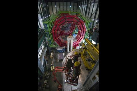 Large Hadron Collider from above